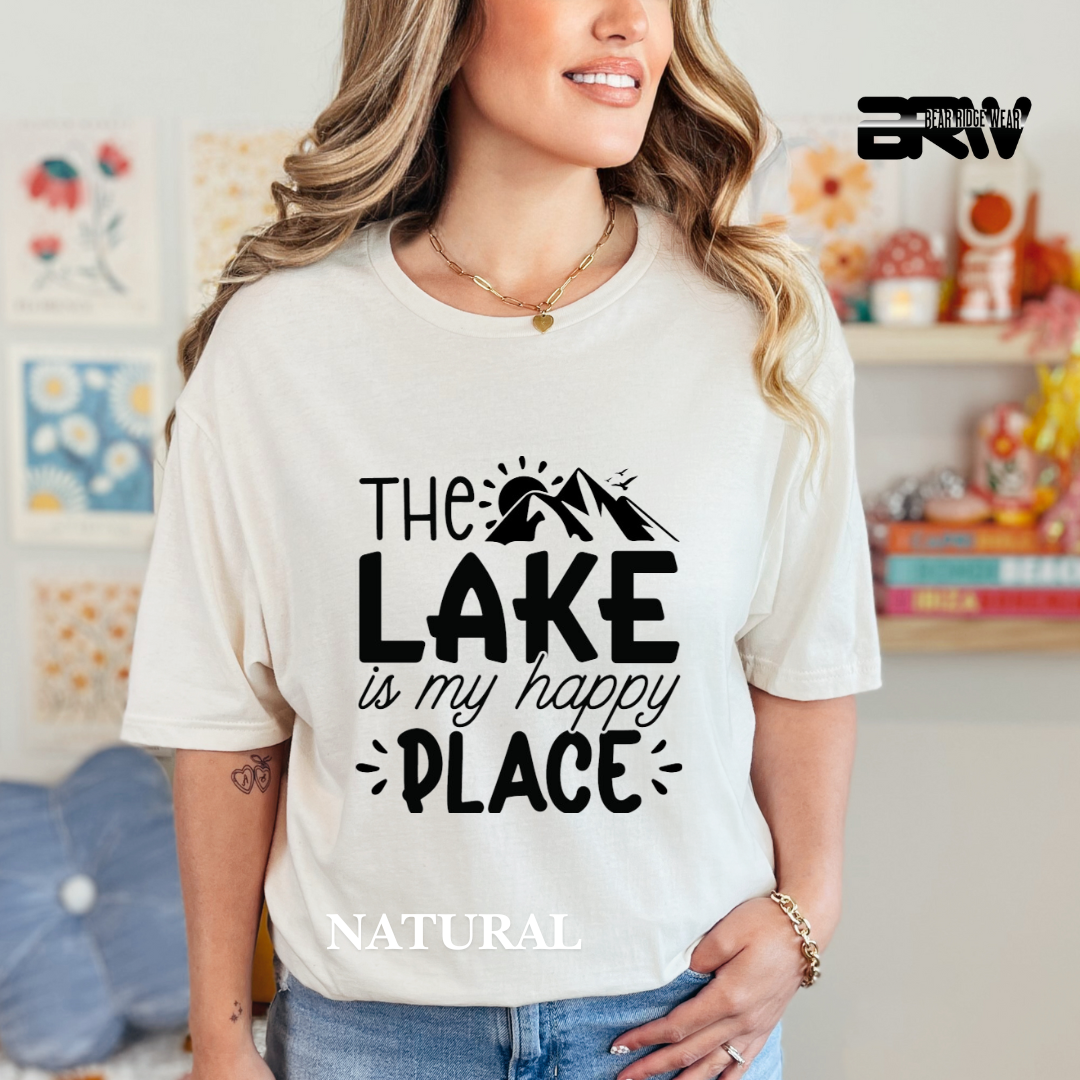 "The Lake is My Happy Place" Graphic Tee