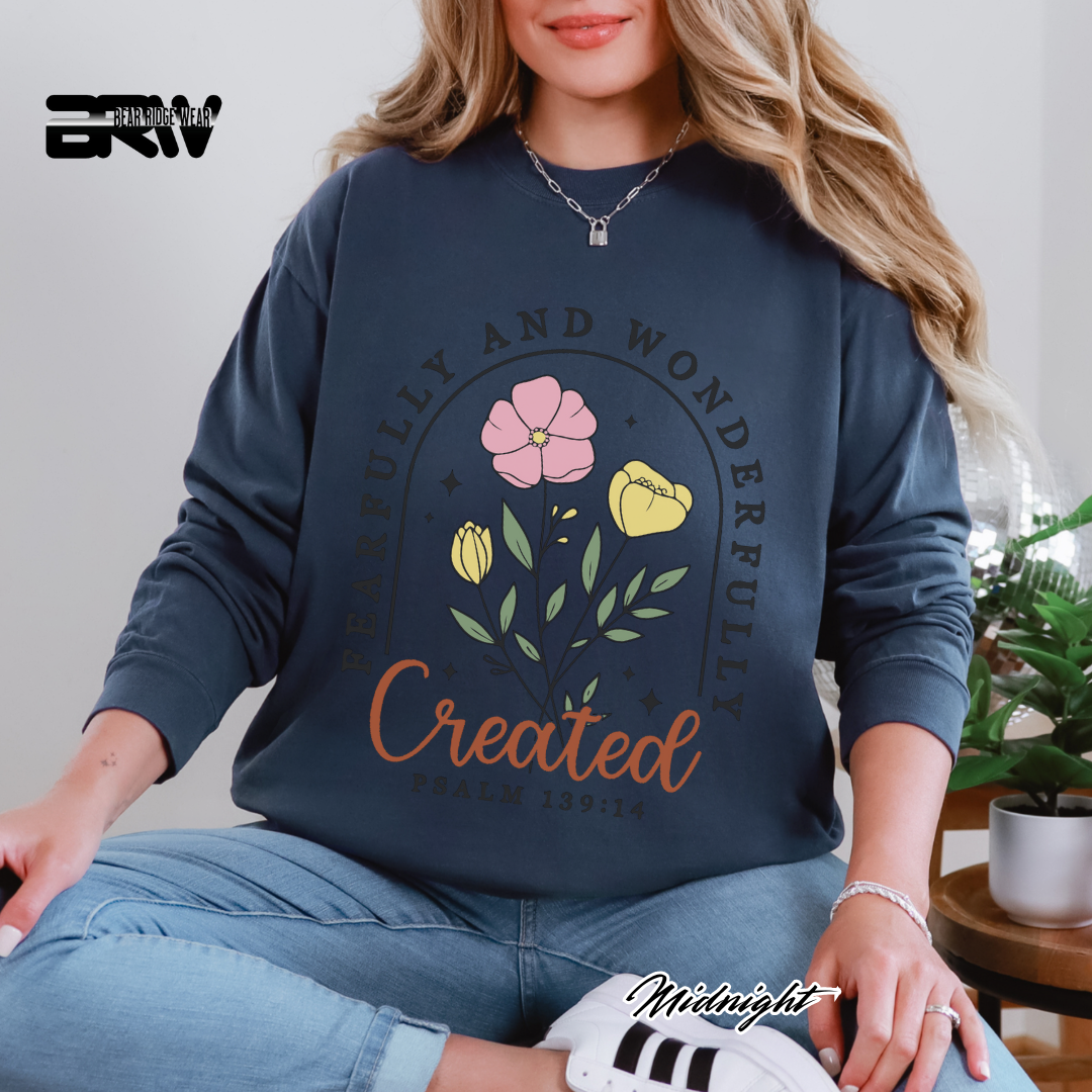 'Fearfully and Wonderfully Created' Long-Sleeve Tee