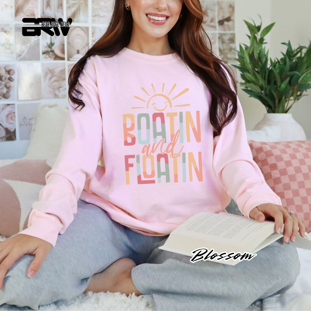 'Boat In and Float In' Long Sleeve Tee