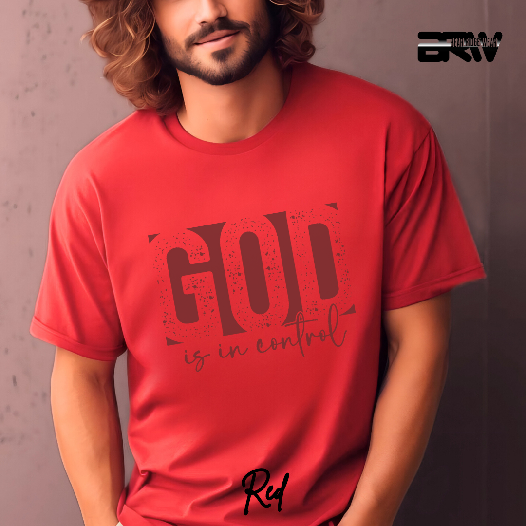 'God is in Control' Faith Tee