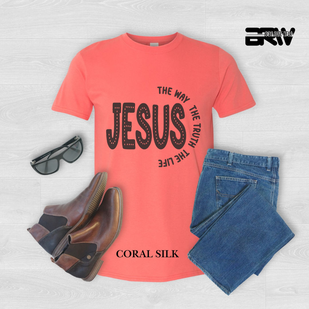 'Jesus: The Way, The Truth, The Life' Faith Tee