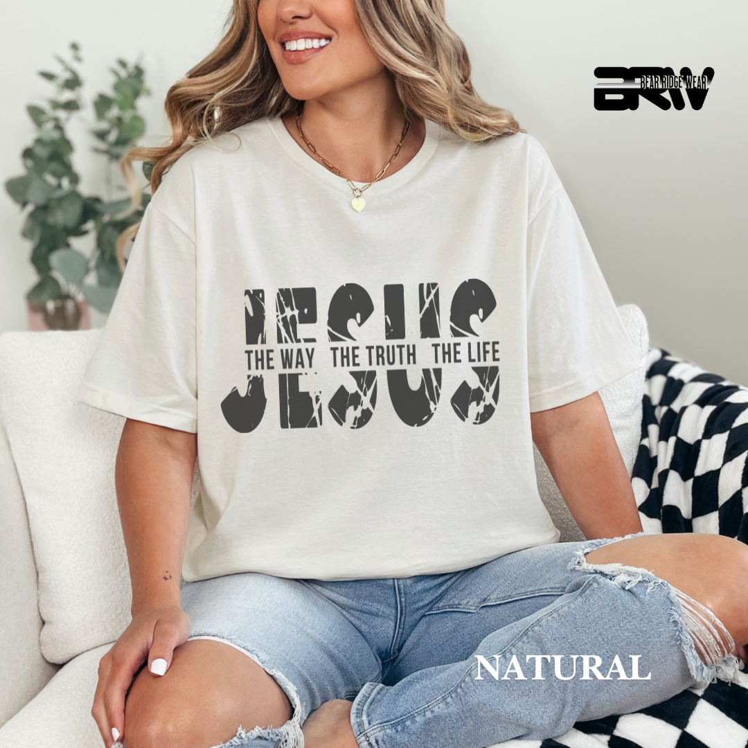 'Jesus: The Way, The Truth, The Life' Faith Tee