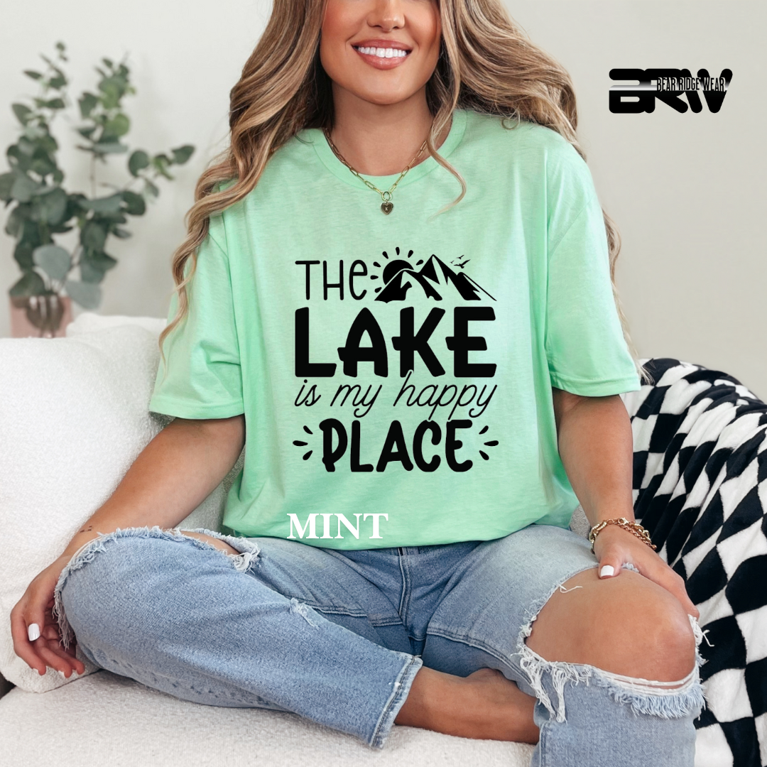 "The Lake is My Happy Place" Graphic Tee