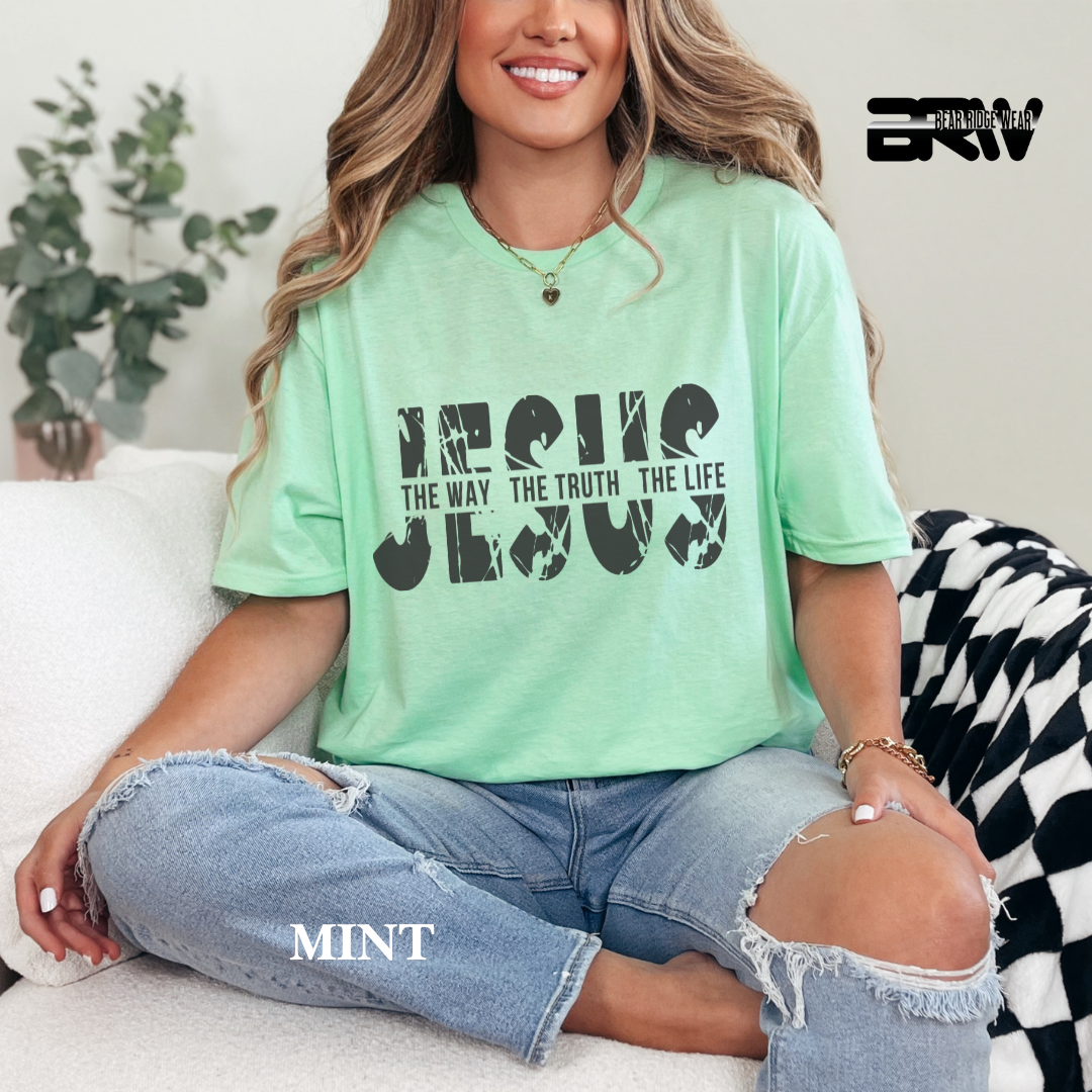 'Jesus: The Way, The Truth, The Life' Faith Tee