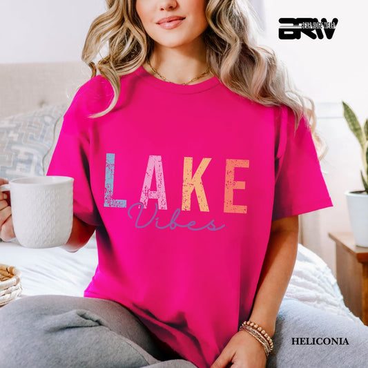 'Lake Vibes' 3 Summer Tee