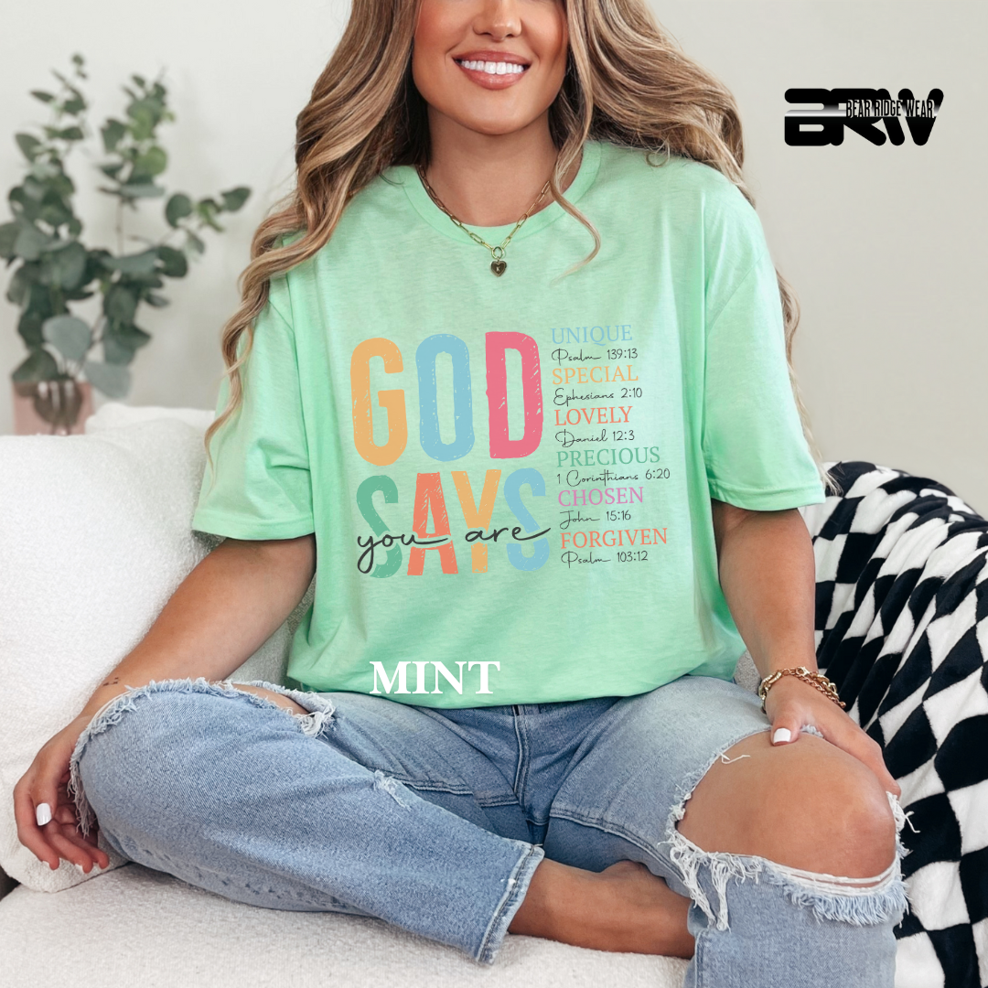 'God Says' Faith Tee