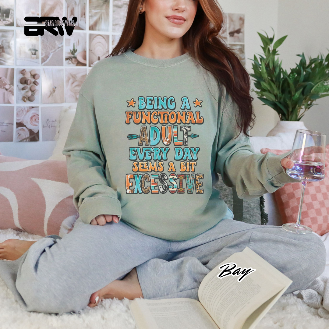 'Functional Adult' Long-Sleeve Tee