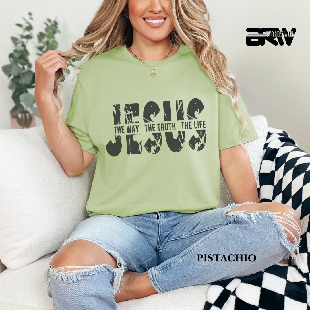 'Jesus: The Way, The Truth, The Life' Faith Tee