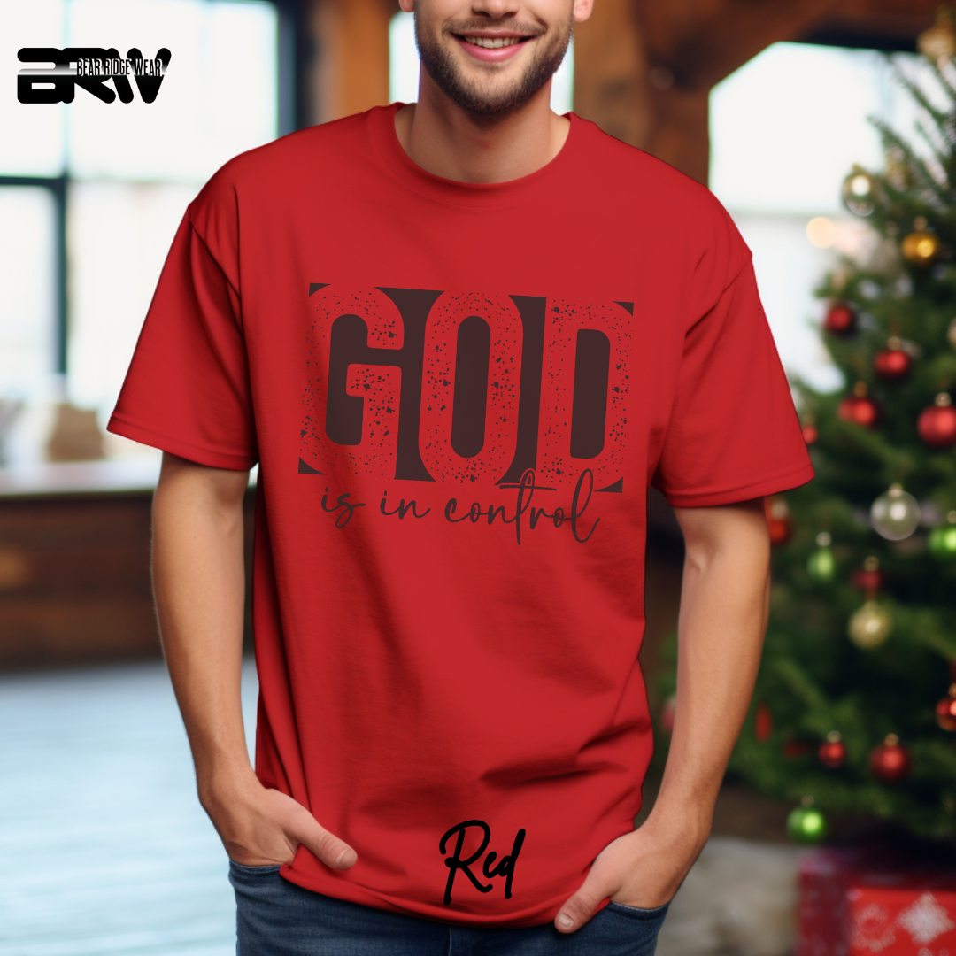 'God is in Control' Faith Tee