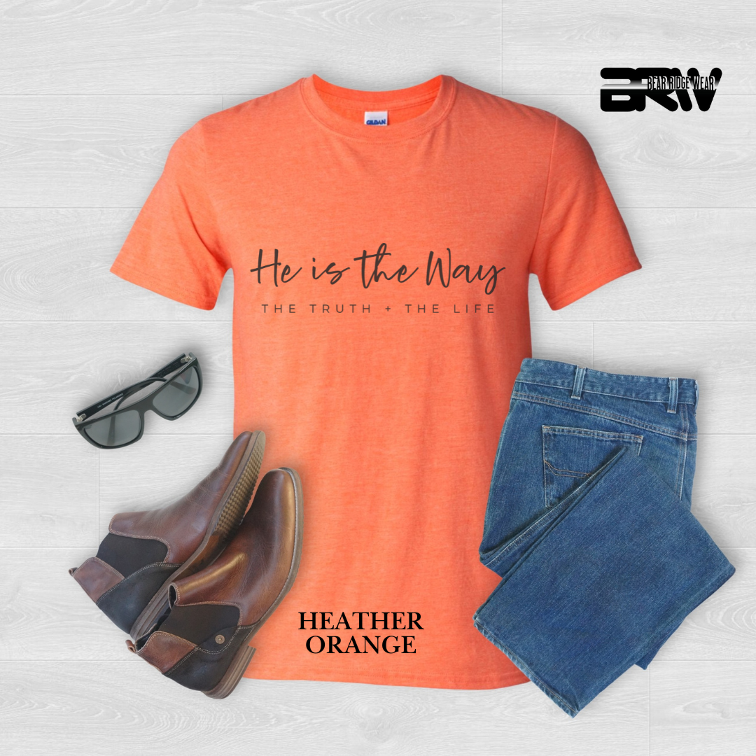 'He is the Way, The Truth, and The Life' Faith Tee