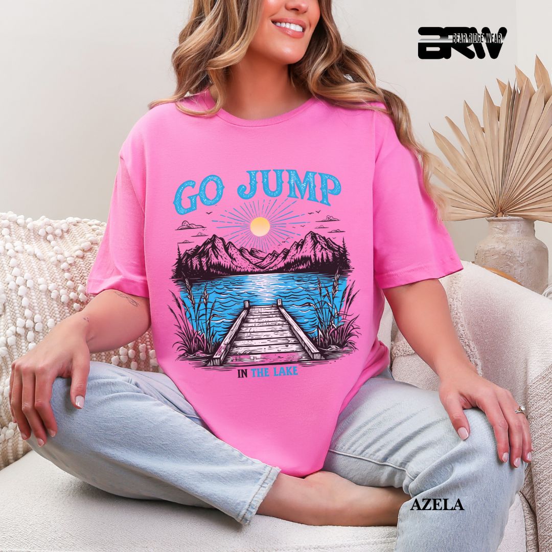 'Go Jump In The Lake'  Summer Tee