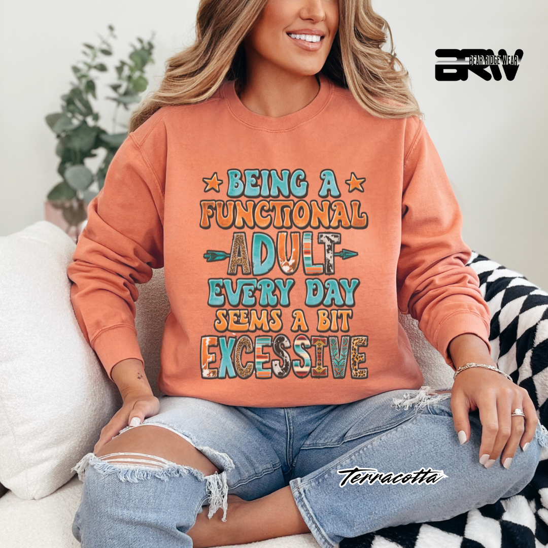 'Functional Adult' Long-Sleeve Tee