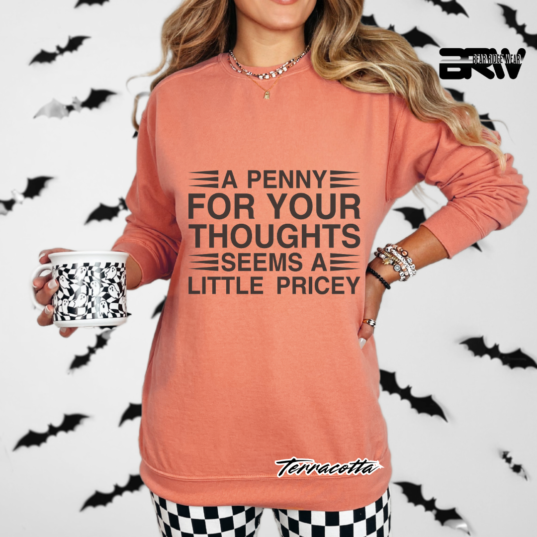'A penny for your thoughts' Long-Sleeve Tee