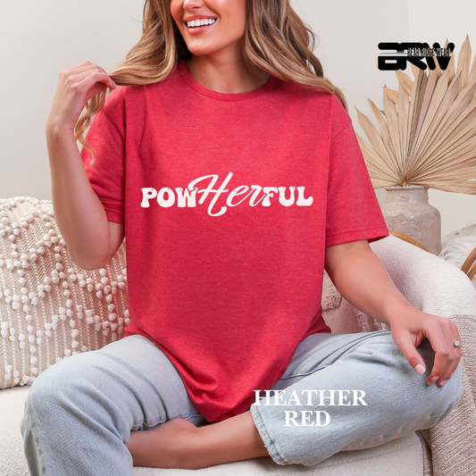 'PowHerful' White Faith Tee 2