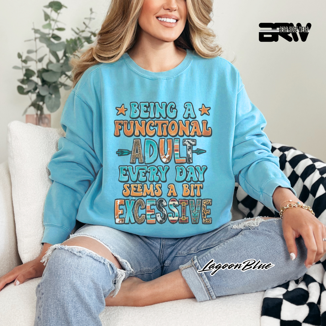 'Functional Adult' Long-Sleeve Tee