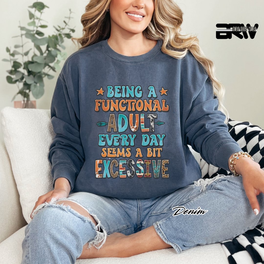 'Functional Adult' Long-Sleeve Tee