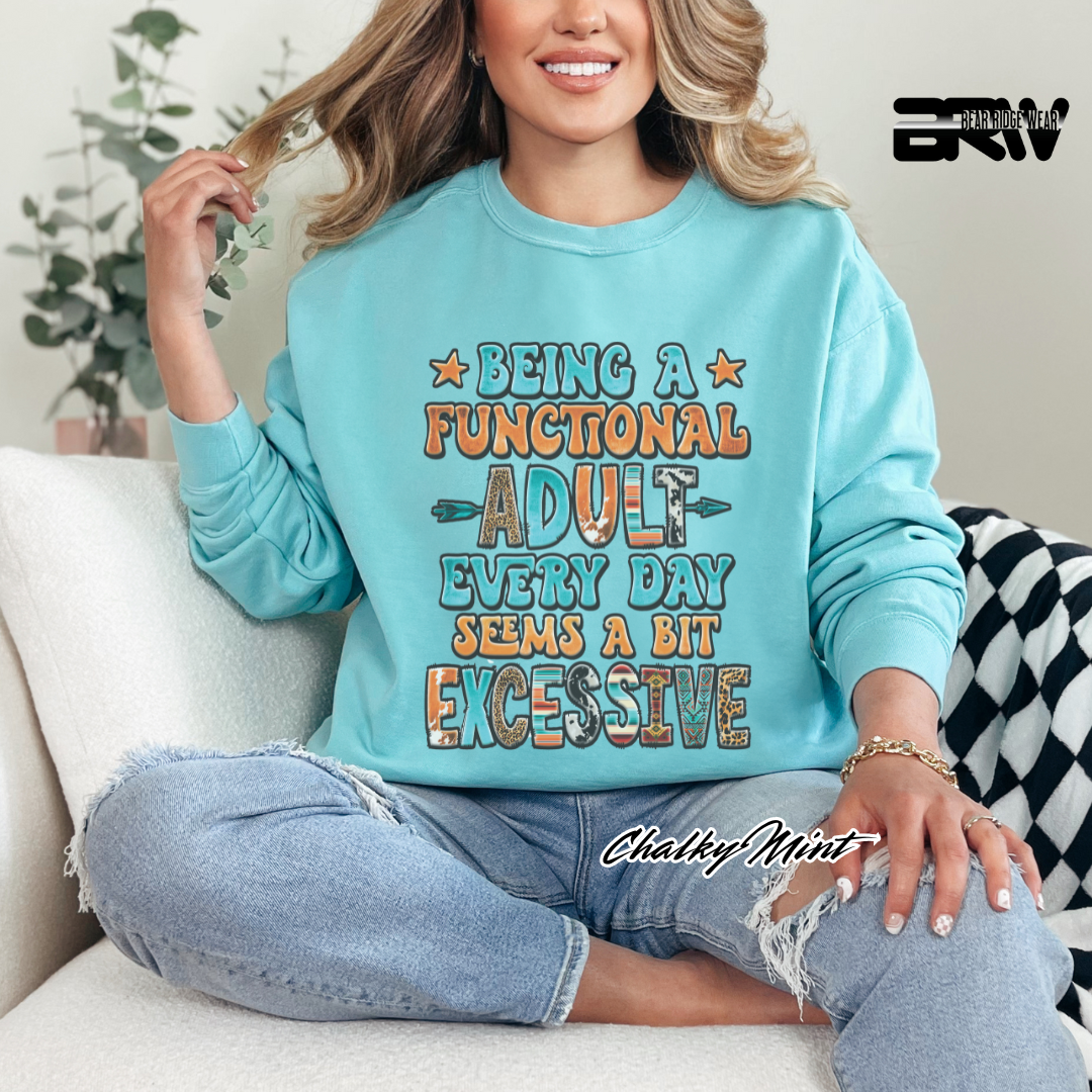'Functional Adult' Long-Sleeve Tee