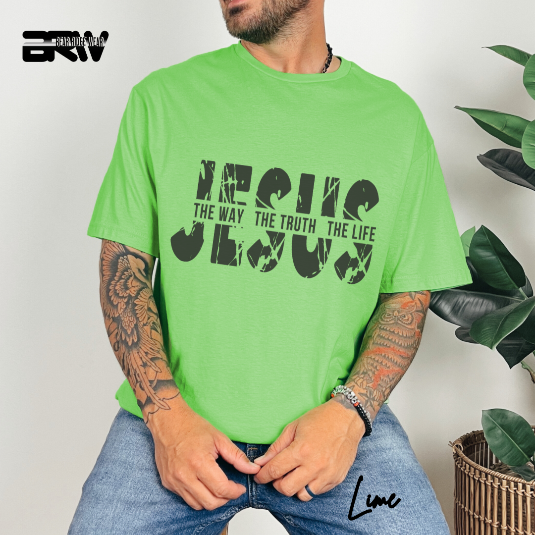 'Jesus: The Way, The Truth, The Life' Faith Tee