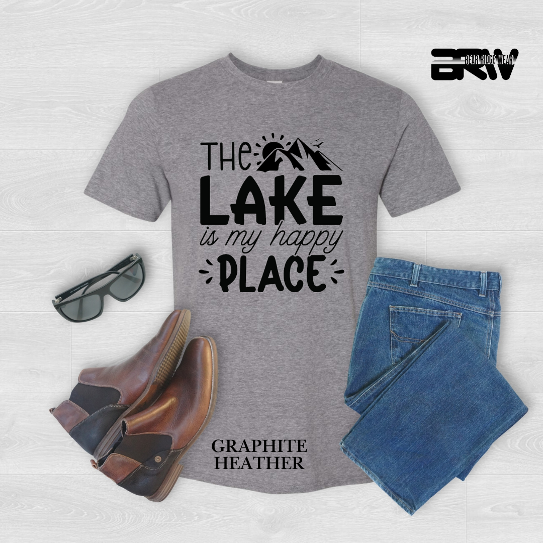 "The Lake is My Happy Place" Graphic Tee