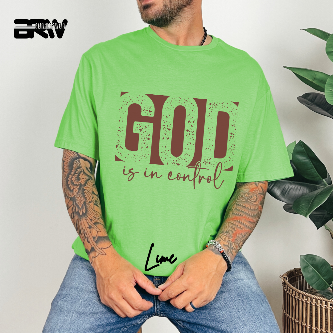'God is in Control' Faith Tee