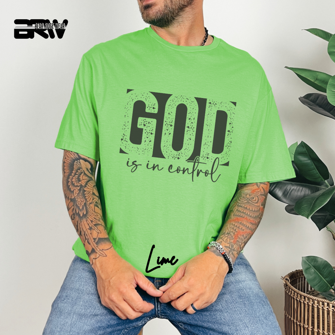 'God is in Control' Faith Tee
