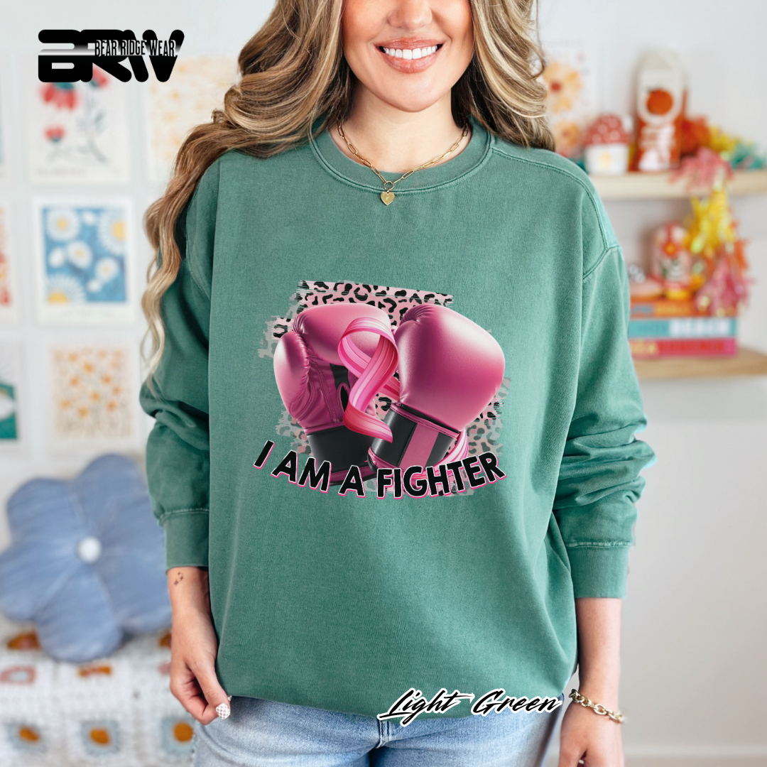 'I Am A Fighter' Awareness Long Sleeve Tee
