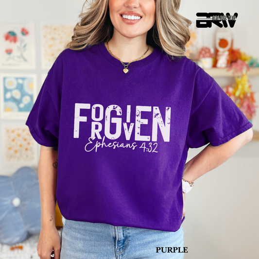 'Forgiven' White Faith Tee