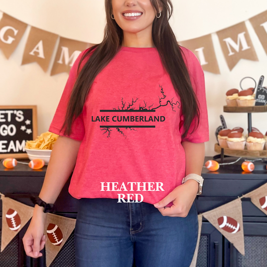 "Bold Lake Cumberland" Map Tee