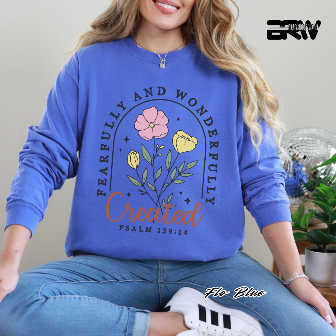 'Fearfully and Wonderfully Created' Long-Sleeve Tee