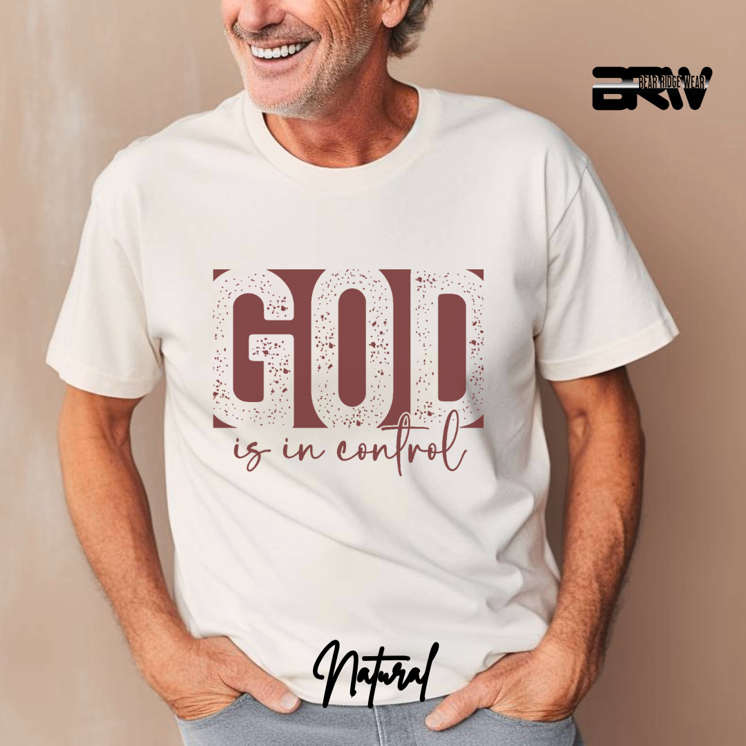 'God is in Control' Faith Tee