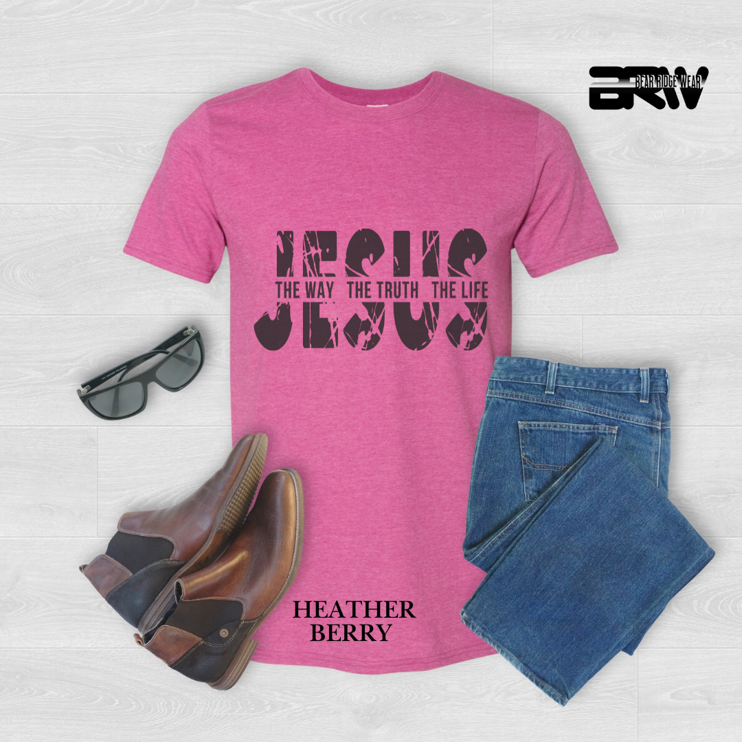 'Jesus: The Way, The Truth, The Life' Faith Tee