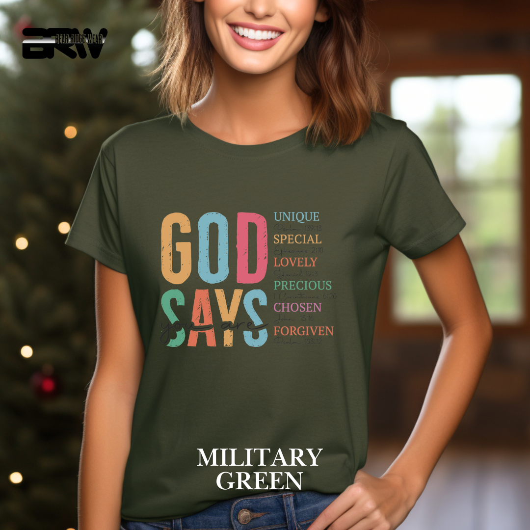 'God Says' Faith Tee