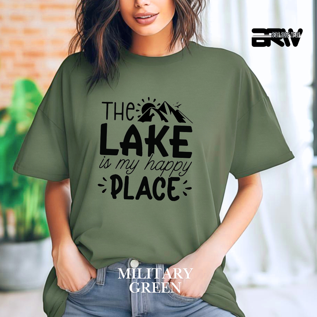 "The Lake is My Happy Place" Graphic Tee
