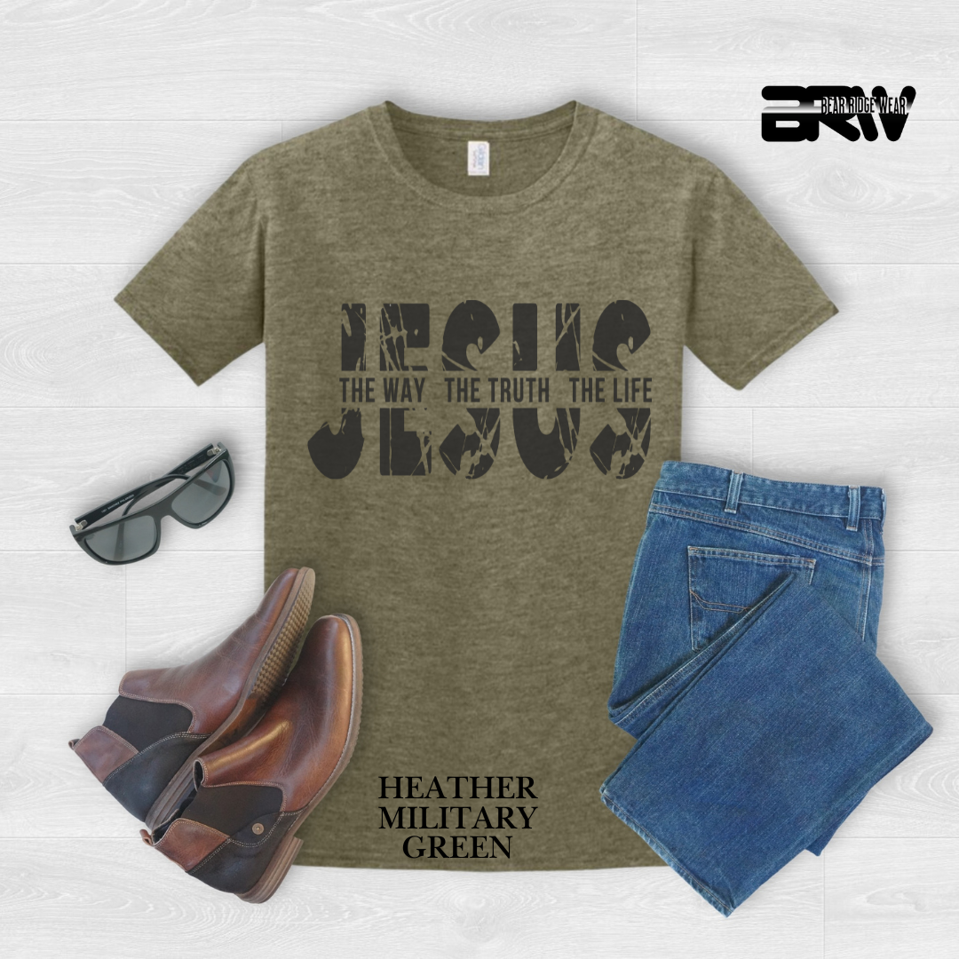 'Jesus: The Way, The Truth, The Life' Faith Tee