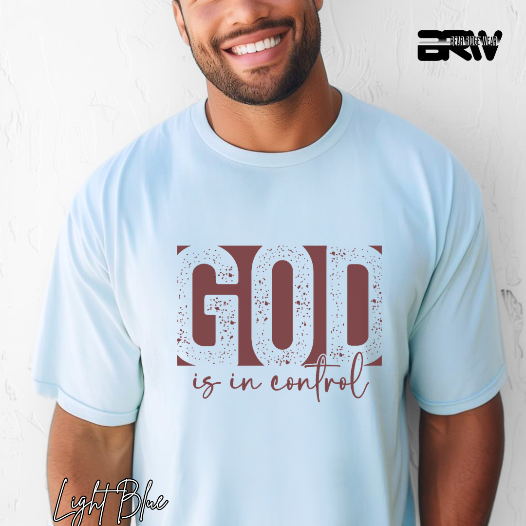 'God is in Control' Faith Tee