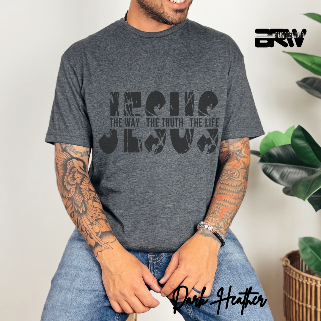 'Jesus: The Way, The Truth, The Life' Faith Tee