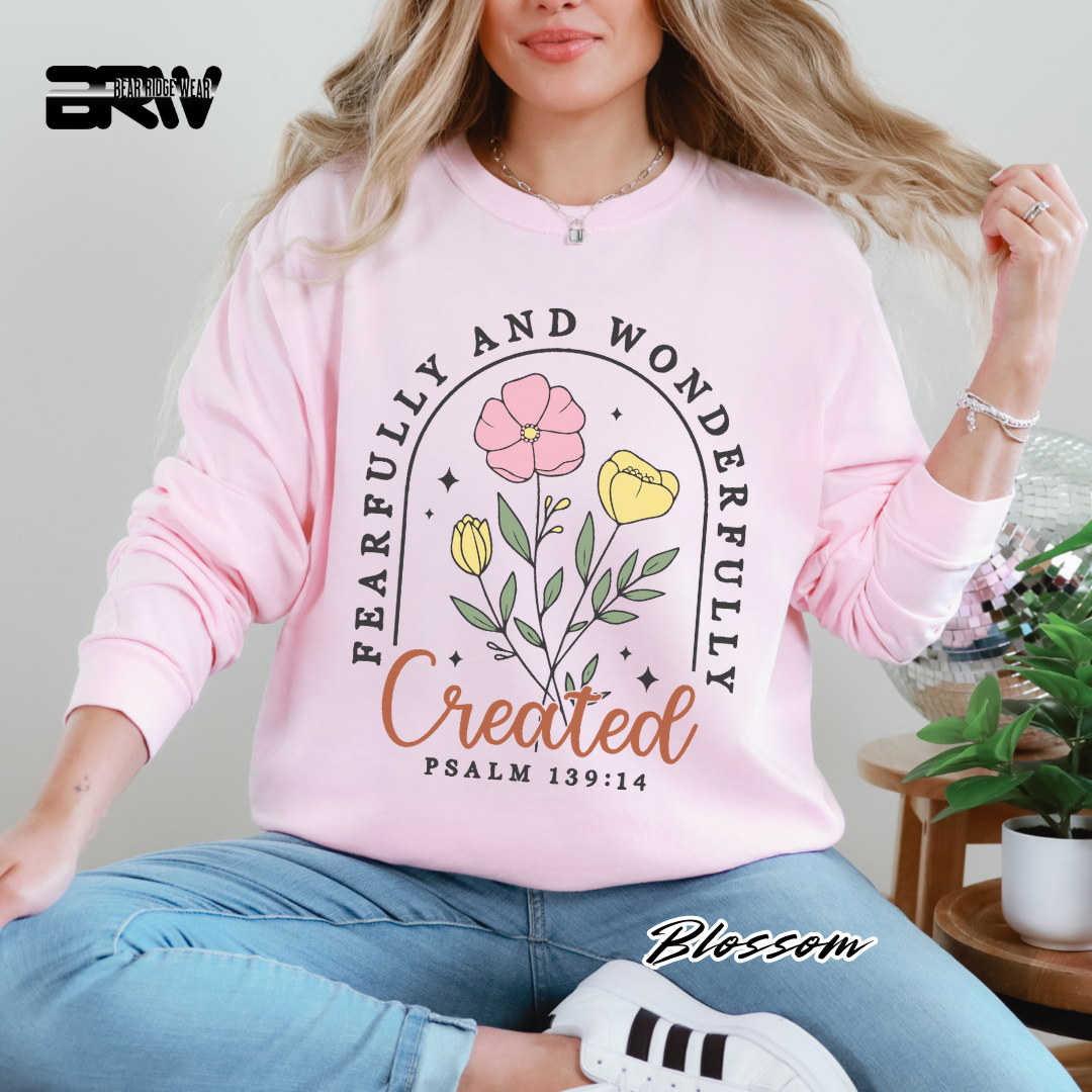 'Fearfully and Wonderfully Created' Long-Sleeve Tee