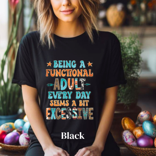 'Functional Adult' Graphic Tee